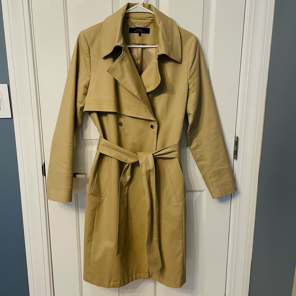Classic trench coat size 10 Trina Turk